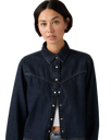 Logan Tencel Shacket in Dark Nights