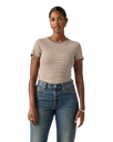The Levi's® Womens Essential Housemark T-Shirt in Pine Bark