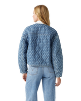 The Levi's® Womens Rumer Quilted Liner Denim Jacket in Geo Denim