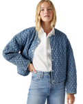 The Levi's® Womens Rumer Quilted Liner Denim Jacket in Geo Denim