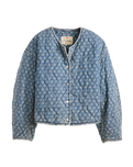 The Levi's® Womens Rumer Quilted Liner Denim Jacket in Geo Denim