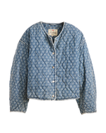 The Levi's® Womens Rumer Quilted Liner Denim Jacket in Geo Denim
