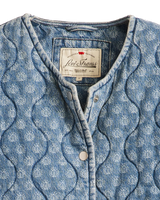 The Levi's® Womens Rumer Quilted Liner Denim Jacket in Geo Denim