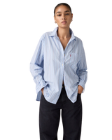 The Levi's® Womens Harlie Boyfriend Shirt in Chambray Blue