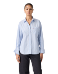 The Levi's® Womens Harlie Boyfriend Shirt in Chambray Blue
