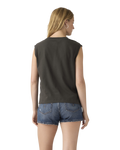 Graphic Boxy Vest in Pirate Black