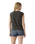 Graphic Boxy Vest in Pirate Black