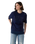 The Levi's® Womens Graphic Tabor T-Shirt in 1873 Raw Edge Applique Indigo