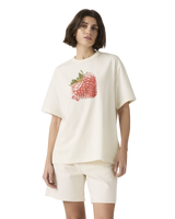The Levi's® Womens Graphic Tabor T-Shirt in Heart Strawberry Egret