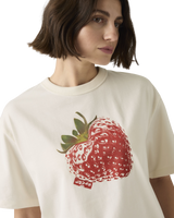 The Levi's® Womens Graphic Tabor T-Shirt in Heart Strawberry Egret