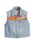 The Levi's® Womens Embroidered Gilet in Desert Utopia