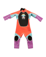 The Rip Curl Girls Groms Omega 1.5mm Back Zip Wetsuit in Hot Pink