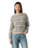 The Levi's® Womens Ines Fairlisle Jumper in Mia Fairlisle Taupe Heather Wool Blend