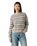 The Levi's® Womens Ines Fairlisle Jumper in Mia Fairlisle Taupe Heather Wool Blend