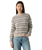The Levi's® Womens Ines Fairlisle Jumper in Mia Fairlisle Taupe Heather Wool Blend