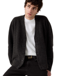 Valencia Cardigan in Obscidian Heather