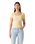 The Levi's® Womens Essential Square Neck T-Shirt in Garment Dye French Vanilla