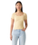 The Levi's® Womens Essential Square Neck T-Shirt in Garment Dye French Vanilla