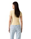 The Levi's® Womens Essential Square Neck T-Shirt in Garment Dye French Vanilla