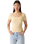 The Levi's® Womens Essential Square Neck T-Shirt in Garment Dye French Vanilla
