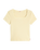 The Levi's® Womens Essential Square Neck T-Shirt in Garment Dye French Vanilla