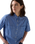 The Levi's® Womens Harlie Cropped Shirt in Double Dutch Stripe Nautical Blue