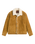 Western Suede Sherpa Jacket in Evening Sun Trucker