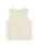 Adrienne Crochet Tank Top in Egret
