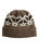 The Levi's® Womens Boho Beanie in Fair Isle Walnut