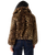 Elle Sherpa Jacket in Muriel Faux Leopard Black Amber