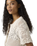 Susanna Floral Crochet Shirt in Egret