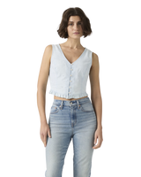 Teagan Sleeveless Top in Watch Me