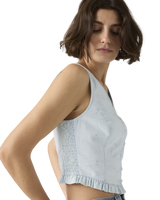 Teagan Sleeveless Top in Watch Me