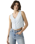 Teagan Sleeveless Top in Watch Me
