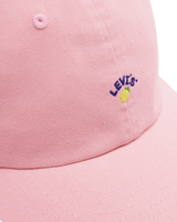 The Levi's® Womens Mini Graphic Cap in Coral Blush