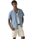 The Levi's® Mens Sunset Camp Shirt in Felix Indigo Dobby