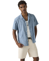The Levi's® Mens Sunset Camp Shirt in Felix Indigo Dobby