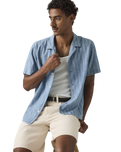 The Levi's® Mens Sunset Camp Shirt in Felix Indigo Dobby