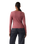 The Levi's® Womens Essential Square Neck Long Sleeve T-Shirt in Crushed Berry
