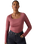 The Levi's® Womens Essential Square Neck Long Sleeve T-Shirt in Crushed Berry