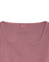 The Levi's® Womens Essential Square Neck Long Sleeve T-Shirt in Crushed Berry
