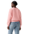 Graphic Vintage Boxy Sweatshirt in Coral Blush