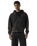 Hayes Boxy Full Zip Hoodie in Grunge Wash Jet Black