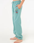 The Rip Curl Boys Boys Icons Of Surf Joggers in Blue Lagoon