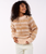 The Rip Curl Womens Zuma Aztec Jumper in Light Peach