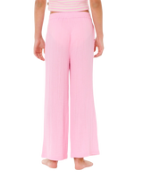 Girls Premium Surf Beach Trousers in Bright Pink