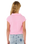 Girls Premium Surf Woven T-Shirt in Bright Pink