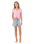 Girls Premium Surf Woven T-Shirt in Bright Pink