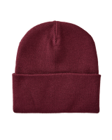 The Rip Curl Womens Premium Surf Tall Beanie in Dark Red