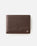 The Rip Curl Mens Ridge PU All Day Wallet in Brown & Tan